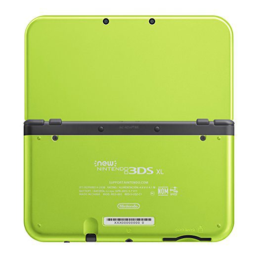 New Amazon Exclusive Lime Green Nintendo 3DS XL with Super Mario