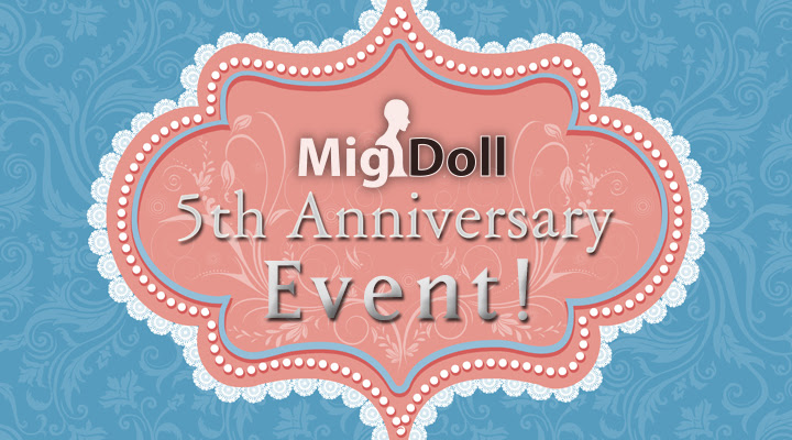 Migidoll 5th Anniversary Event ABJD Ball-jointed Dolls – New Doll and 30% Off Select BJD