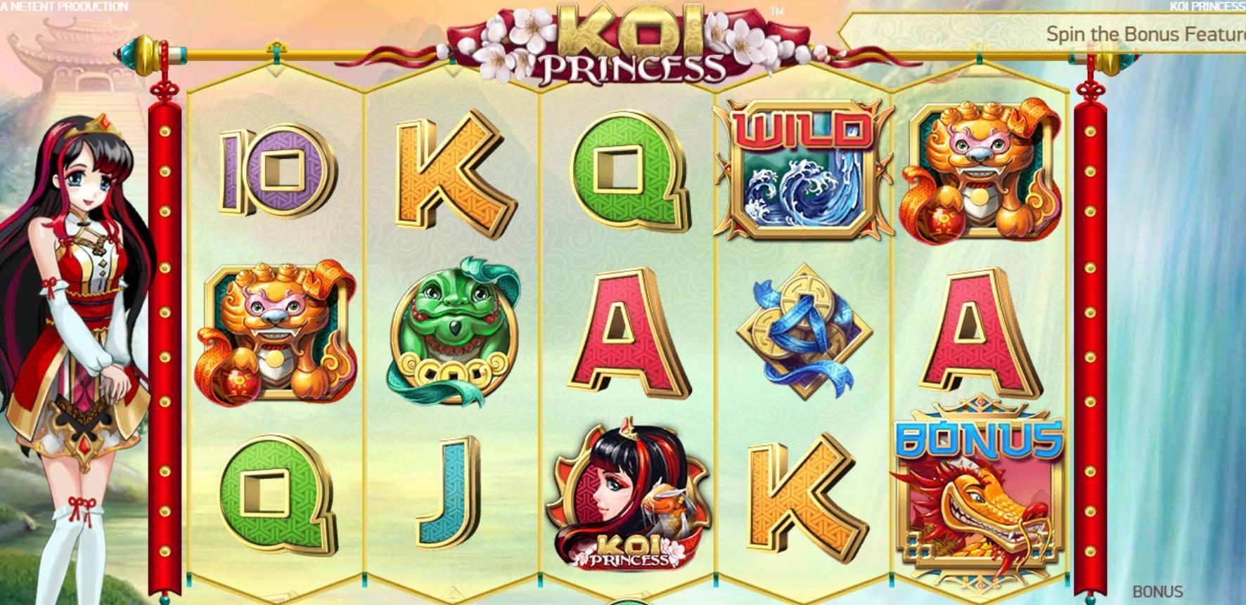 Koi Princess Anime Casino Game
