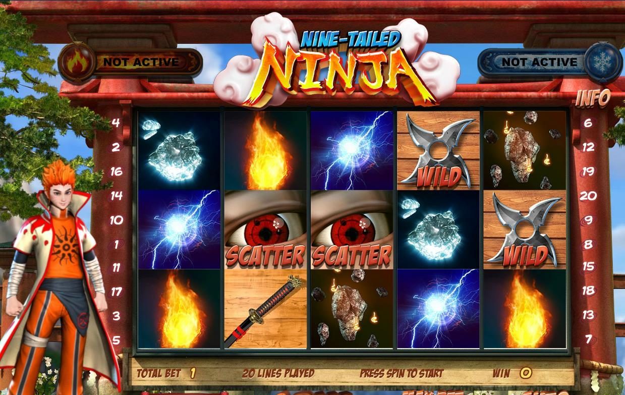 9 Tailed Ninja Naruto Anime Slot Machine