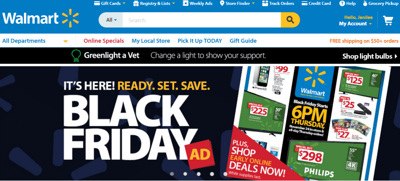 Walmart Blackfriday 2016 Features 4K HDTVs for under $300