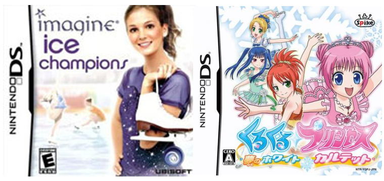 Imagine: Ice Champions Nintendo DS Olympic Ice Skating Otome Dating Game