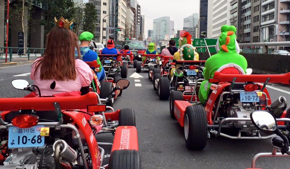 Real Life Mario Kart Experience at Maricar Japan