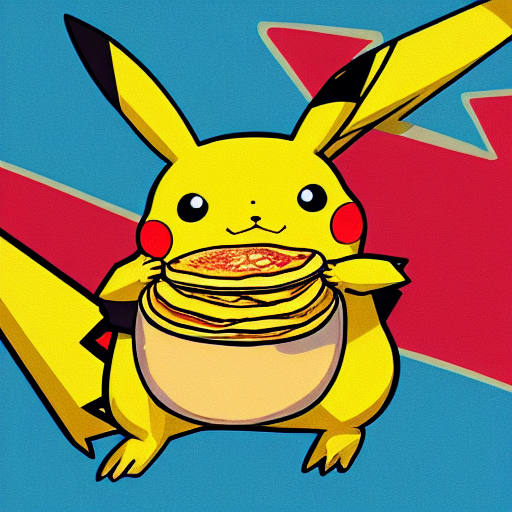 My AI Art Of Pikachu Eating Pancakes Is The Most Wholesome Thing You Will See Today