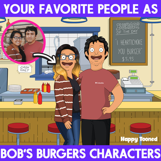 Bobs burger portreti